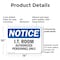 Signmission I.T. Room Authorized Personnel Only OSHA Notice Sign, Plastic, 14in W x 10in L, 2PK OS-2PACK-NS-P-1014-L-15816 - alternate 3